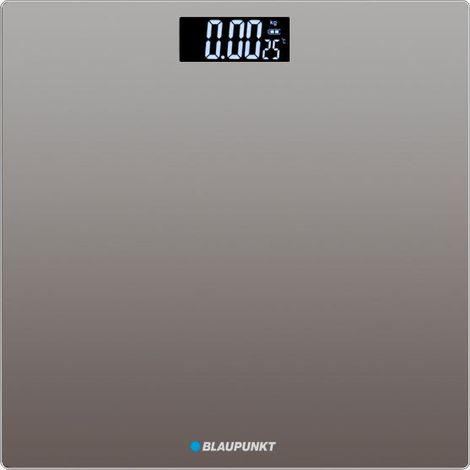 Personenwaage digitaldigital blaupunkt display detemperature - extra-flache Glasoberfläche