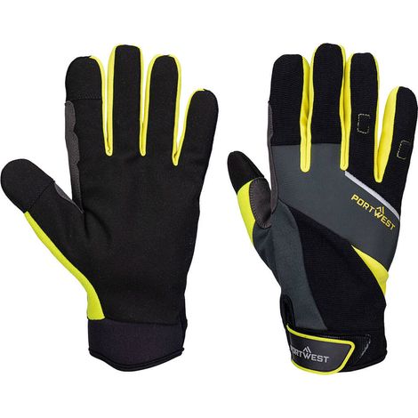 Dx4 Lr Guanto Antitaglio - XXL - Nero/Giallo - Portwest