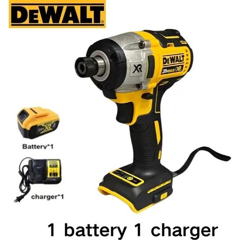 DEWALT DCF887 Avvitatore ad Impulsi XR 18V 1/4" 205 Nm - con Batteria e Caricabatterie (1/5)