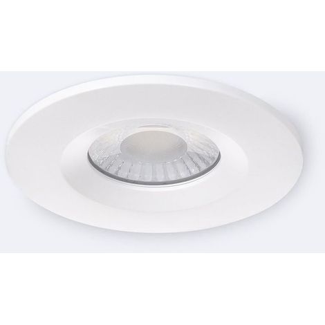 Spot Downlight Ignifuge LED 5-8W Rond Dimmable IP65 Coupe Ø 65 mm Sélectionnable (chaud-neutre) (1/4)
