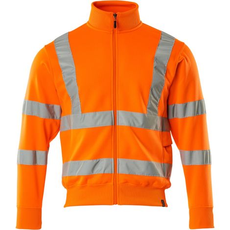 Mascot Warnschutz Sweatshirt MARINGA SAFE CLASSIC mit Reißverschluss 50115 Gr. 4XL warnorange (1/4)