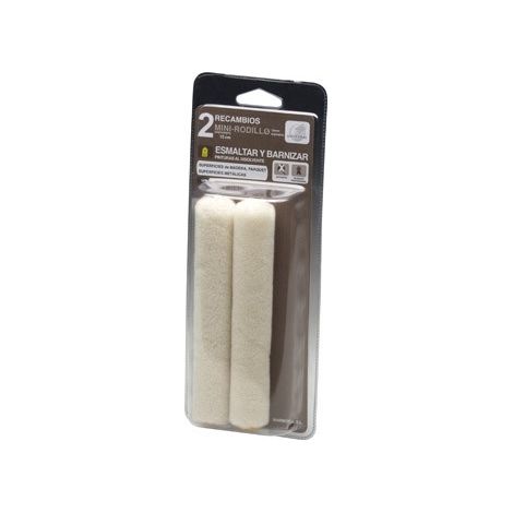 2 RECAMBIOS MINI RODILLO VELOUR 6