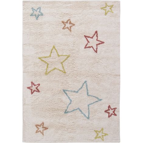 tappeto "fantasia 2" cotone multicolor, 150x100 cm (1/4)