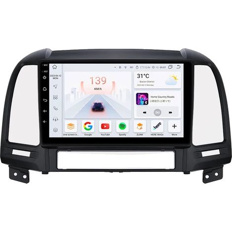 Radio multimedia, pantalla de 9 pulgadas, compatibilidad con Android 13, S6 (1/2)