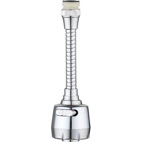 Aérateur robinet 2 vitesses – extender – électroplaqué – filtre – type long – cuisine