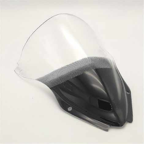 Déflecteur de vent fumé noir pour pare-brise de moto Kawasaki ZX10R 2017-2018-2019-2020  pare-brise bulle transparent. (1/4)