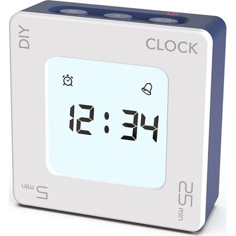 temporizador vibratorio personalizable con retorno mediante pulsador y temporizador de cuenta regresiva. (1/5)