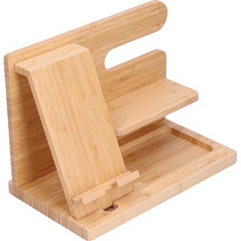 Support téléphone multifonction, rangement bureau pour lunettes clés montre, support de bureau pour accessoires