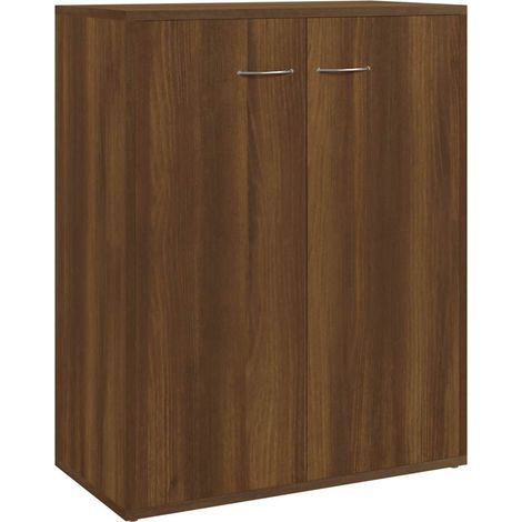 Maison Exclusive - Credenza Rovere Marrone 60x30x75 cm in Legno Multistrato