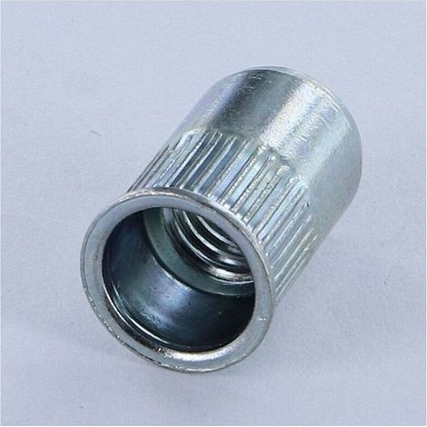 Ecrou à sertir ACRC M6X14 Diamètre FUT 9.5 Acier zingué-1 pièce - Ecrou à sertir ACRC M6X14 Diamètre FUT 9.5 Acier zingué-1 pièce (1/3)