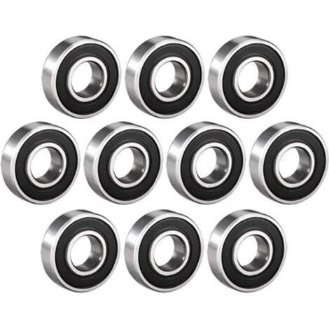 12 mm x 28 mm x 8 mm Kugellager – versiegelter Stahl 6001-2RS – dynamische maximale Belastung – für 3D-Drucker und Rotationsbewegungsmaschinen (1/5)