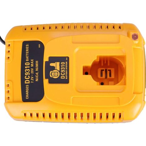MINKUROW Dc9310 Dw9116 Per Caricabatterie Dewalt 7.2v-20v Batterie Ni-Cd & Ni-Mh Dc9096/Dc9098/Dc9099/Dw9099/De9095/Dc9091 (Tipo 1) (1/5)