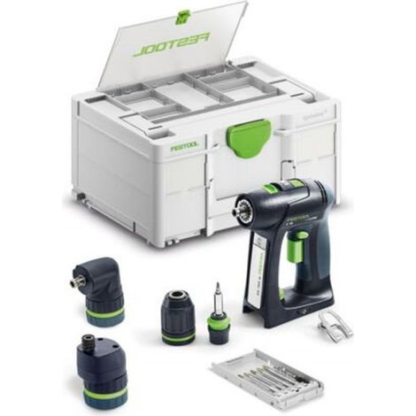 Festool Akku-Bohrschrauber C 18 Basic-Set, incl. Zubehör, Systainer (1/4)