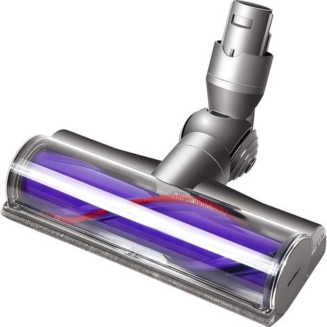 Cepillo para aspiradoras Dyson V6 DC58 DC59 DC62 DC72 DC74 SV04 SV06 SV09, cepillo eléctrico para aspiradoras Dyson V6, cabezal de cepillo de limpieza de accionamiento directo para suelos duros y alfo (1/5)