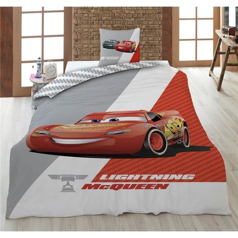 Parure de lit Cars – Réversible – 140x200 cm + 65x65 cm (1/2)