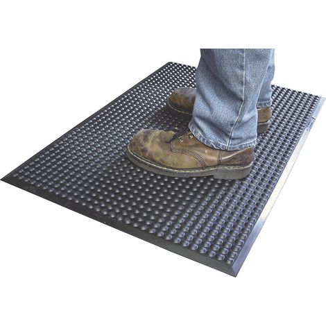COBA Revêtement de sol pour poste de travail Tapis prêt à l'emploi L900xB600xS15mm - SE010001 (1/4)