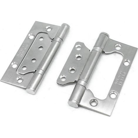 2 Pièces Charniere Porte Lourde Charnières Inox Roulement à Billes Charnière de Porte Charniere Portail Exterieur pour Portes de Maison, Chambre (1/5)