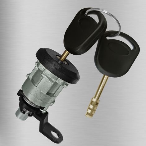 Convient pour la serrure de porte gauche Ford Transit, cylindre de serrure de porte Ford Transit classique, 2 clés, pièces automobiles (1/4)