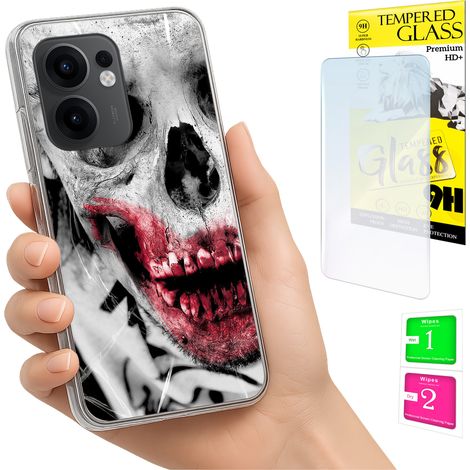 Custodia per Oppo Reno 13F 5G / 13 FS 5G, cover posteriore + vetro (1/5)