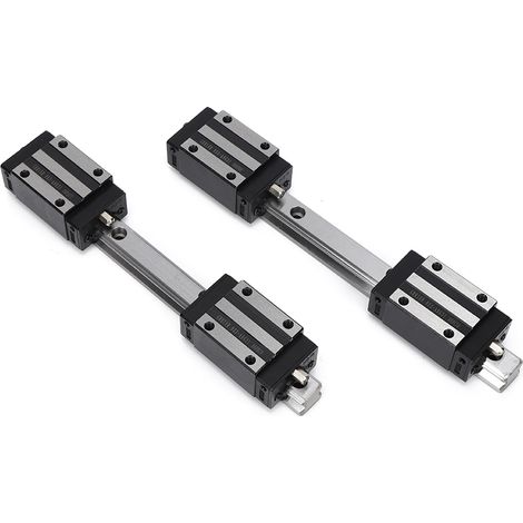 2 Stück Führungsschienen HG15, hohe Genauigkeit, kompatibel mit 4 Stück Gleitblöcken HG15-200 mm (1/5)