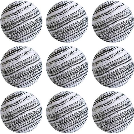 Lot de 9 balles interactives pour chatons aux couleurs vives, idéales pour faire de l'exercice et stimuler votre chat - Noir (1/5)