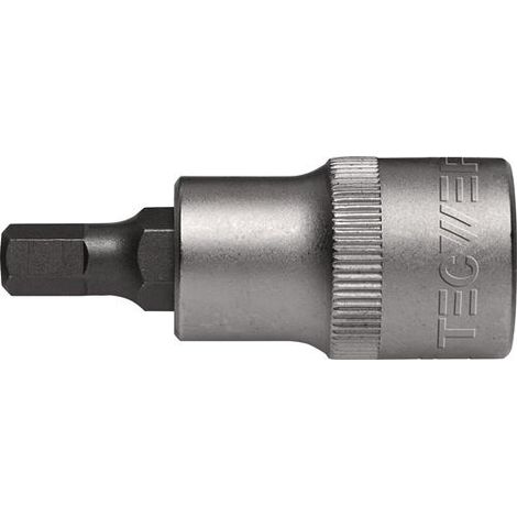 TECWERK Steckschlüsseleinsatz 1/2 Zoll Innen-6-kant SW 7mm L.55mm TECWERK