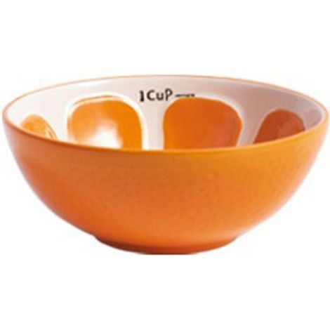 Bol Céramique - Motif Citron Peint À La Main - Pour Crème Glacée Céréales Desserts - Diamètre 10 Cm Contenance 250 Ml - Lot De 4 (1/5)