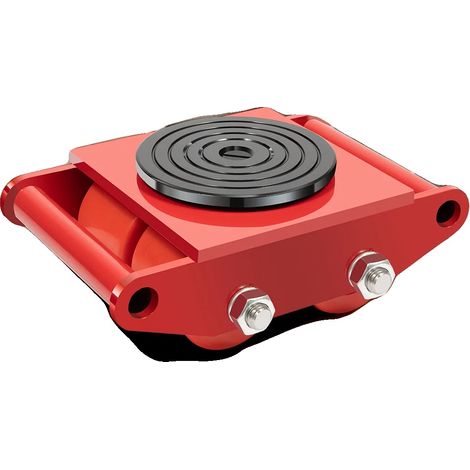 Chariot de manutention, capacité de 13200 lbs, roues pivotantes à 360°, Déménageur de machines (1/2)