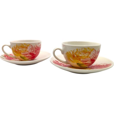 Maxwell e Williams Floriade Carnation set 2 tazze caffè 100 ml