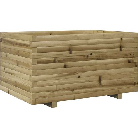 Maison Exclusive - Pflanzkübel 90x60x49,5 cm Kiefernholz Imprägni (1/5)