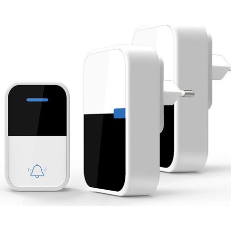 Sonnette sans fil auto-alimentée sans batterie sonnette de porte étanche 38 sonnerie bouton poussoir recevoir appel cloche télécommande sans fil extérieur électronique sonnette téléavertisseur anneau