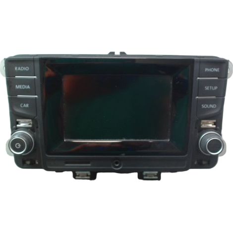 [PRODUIT D'OCCASION] Autoradio VOLKSWAGEN Polo V Phase 1 (6r) 2009-... ♻️ Ref Oe. 6c0035888b - Garantie à vie (1/3)