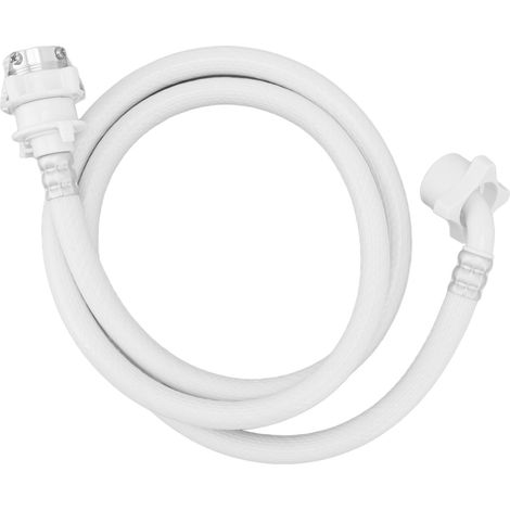 Tuyau d'arrivée d'eau pour lave-linge, tuyau en PVC résistant à l'éclatement avec raccord métallique pour lave-linge automatiques Haier, 1,5 m / 4,9 pi (1/5)