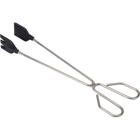PINZAS DE COCINA CON PALA DE NYLON/INOX. 35cm (1/2)