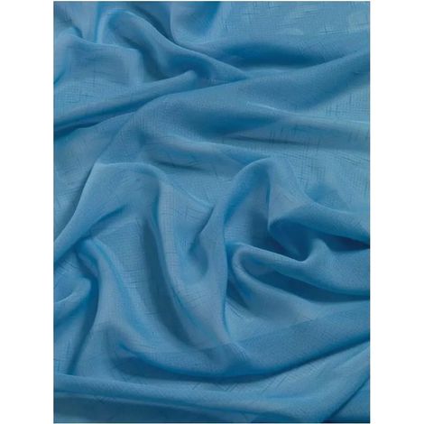 coppia tendine boucle soft blu 70x150 (1/2)