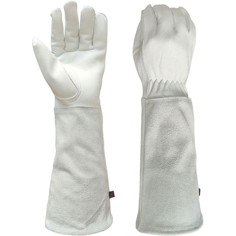 Gants de jardinage à manches longues, gants de jardinage floraux pour la taille des rosiers, pour femmes et hommes (1/5)