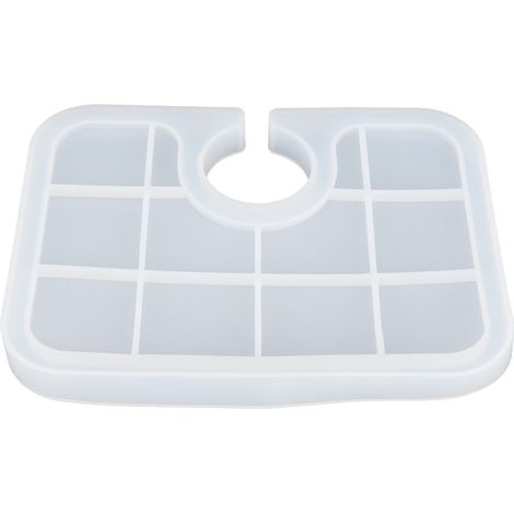 Moule en silicone translucide pour résine époxy, outil pour la création de décorations et pâtisseries maison (petit format)
