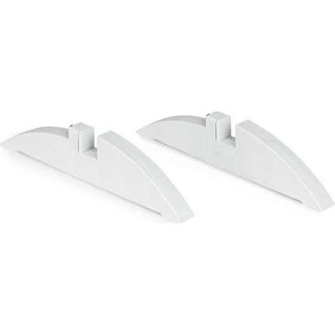 Klarstein – Pieds de support pour radiateur infrarouge – Lot de 2 – En plastique résistant – Transformation en pose libre rapide