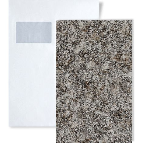 1 MUSTERSTÜCK S-24972 WallFace LAVA VINTAGE Silver STRUCTURE Collection  Wandpaneel MUSTER in ca. DIN A5 Größe