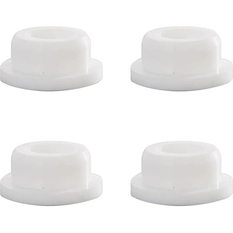 Set mit 4 runden Gummi-Überlaufstopfen für Spülbecken, Küchenspülen und Badewannen (1/5)