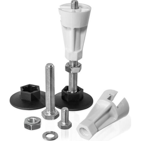 Laufen Accessoires - Pieds pour receveur de douche, 87-115 cm H2955570000001