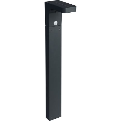 Borne TARIS 1 SOLAR 70cm gris anthracite 3000K 300lm 2,5W IP65 - EUROPOLE - 68200