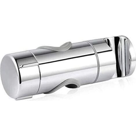 Support de Douche à Main Réglable, Support de Pommeau de Douche, 19–25 MM à Diamètre Réglable, Support Douchette en ABS chromé (Argent)