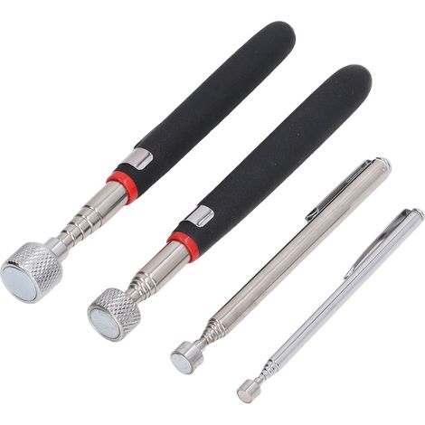 4-teiliges Set magnetischer Hebehilfen (1,5 lb, 3 lb, 10 lb, 15 lb) mit starker Saugkraft, stoßfest, teleskopierbar, mit Magnetheber (1/5)