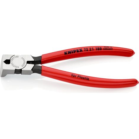 KNIPEX 72 21 160 Pinces coupantes de côté pour plastique gainées en plastique 160 mm