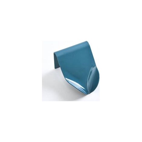 Porte-savon mural sans perçage avec drainage, porte-savon éponge pour douche, salle de bain, cuisine (bleu) (1/5)