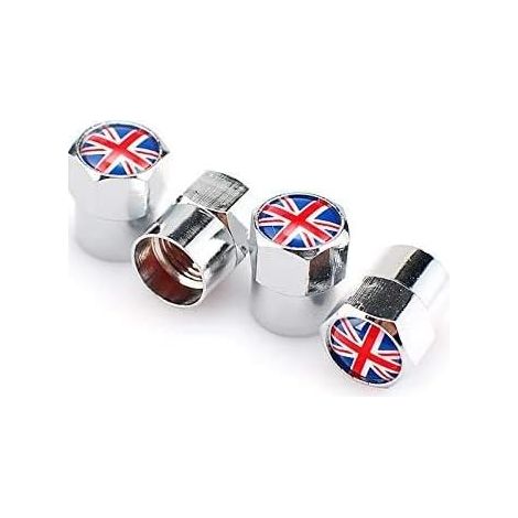 Mini Capuchon de Valve de Pneu pour Voiture -argenté (1/4)