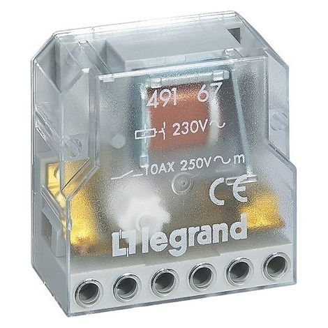 Legrand 049167 Telerruptor 2P - 10 AX - 250 V - intensidad absorbida 0,04 A