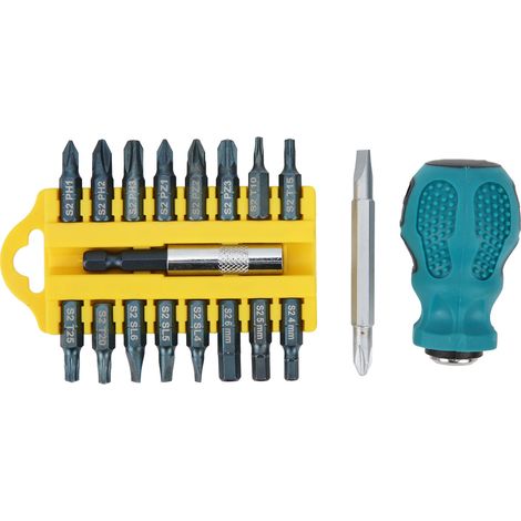 Lot de 20 embouts de tournevis, kit portable multifonction pour réparation, mini outils à main (1/5)