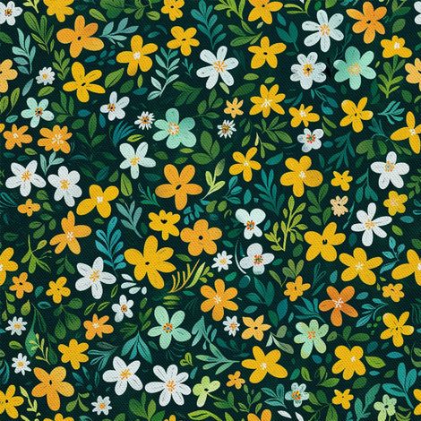 Tela decorativa para exteriores Oxford - Motivo floral I DX5255 (1/5)